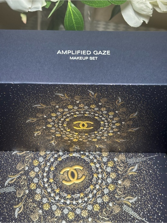 CHANEL Other - CHANEL Amplified Gaze Makeup Set — Black and Gold Decorative Box